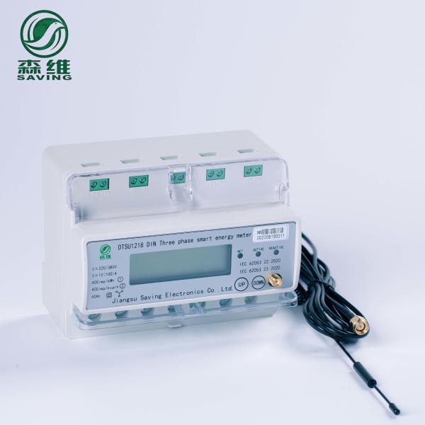 Frequency Range 50Hz Humidity ≤95%RH 100A WiFi Smart Din-Rail Energy Meter