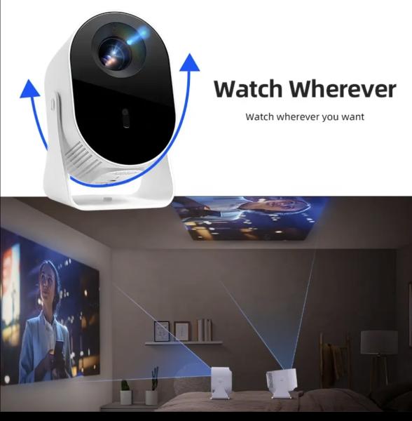C1 Freestyle HD Mini Portable Projector Android 11.0 Xiaoming Video Movie Projector