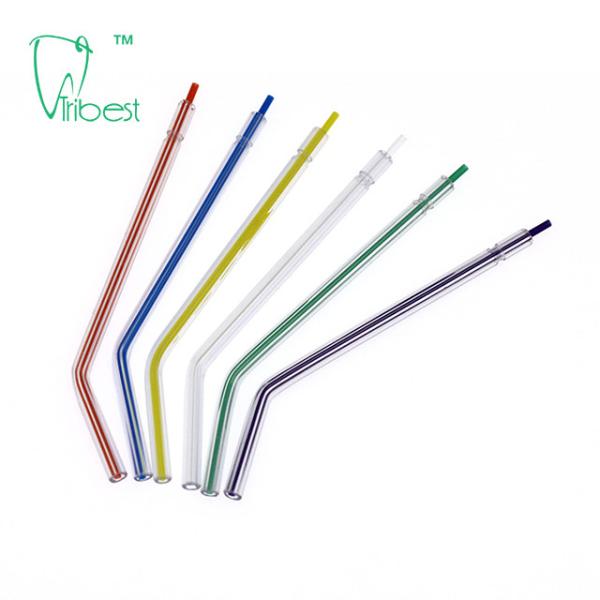 Hot Sale Dental materials Disposable Dental Air-water Syringe Tips with Colorful Core