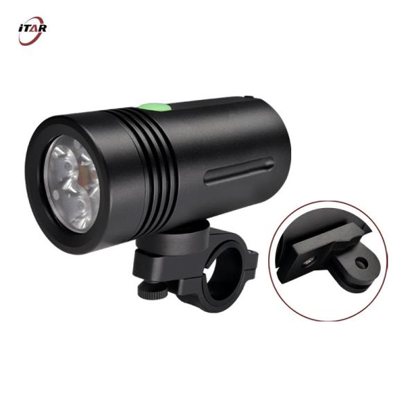 Battery Built In 3300 Lumens Bike Front Light ALL Aluminum Mount 3200mAh