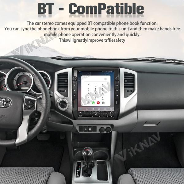 13 дюймовый 2005-2015 Toyota Tacoma головный блок Стерео Carplay ЖК-дисплей