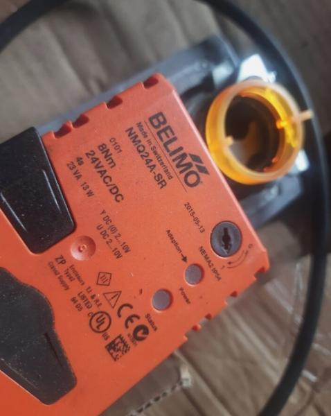 Actionneur de vanne d'air Belimo 24V 8Nm de couple IP54