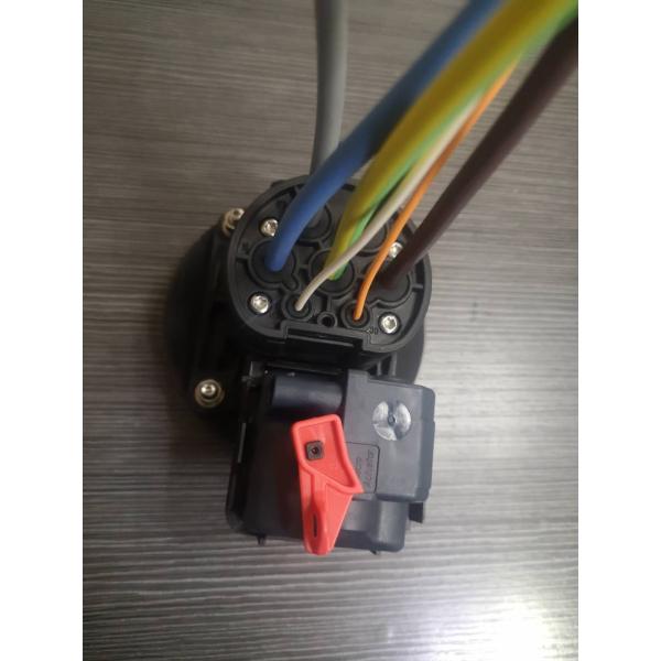 гнездо 0.2kg типа 2 EV аксессуаров заряжателя 32A 480V EV
