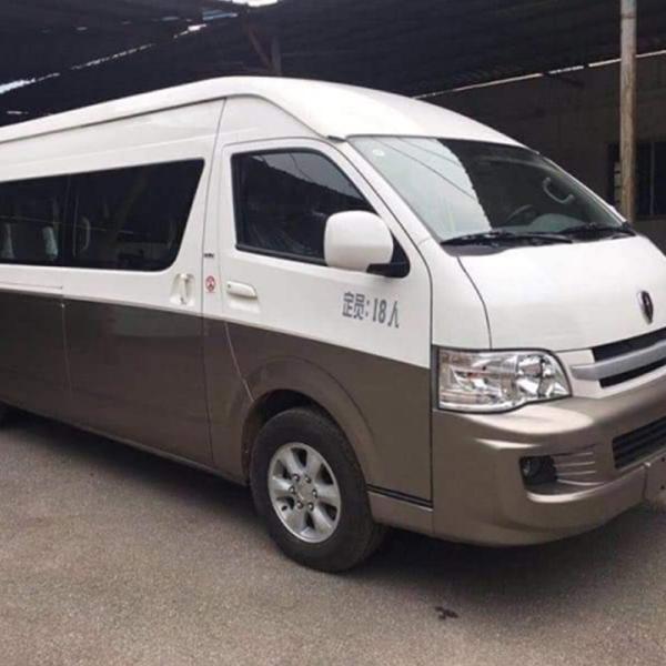 JINBEI Used Mini Van , High Roof Second Hand Mini Van With 18 Seats