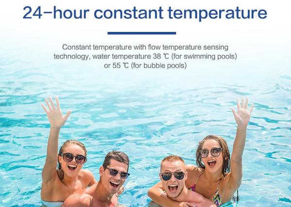 Ar da bomba de calor da piscina da reunião MDY150D aos calefatores da associação de água, R410A e Otherrefrigeration