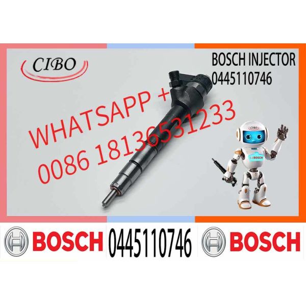 0445110746 Piezo Injector diesel China Made Fuel Injector Truck 0 445 110 746 for 0305BAU00461N Diesel Engine