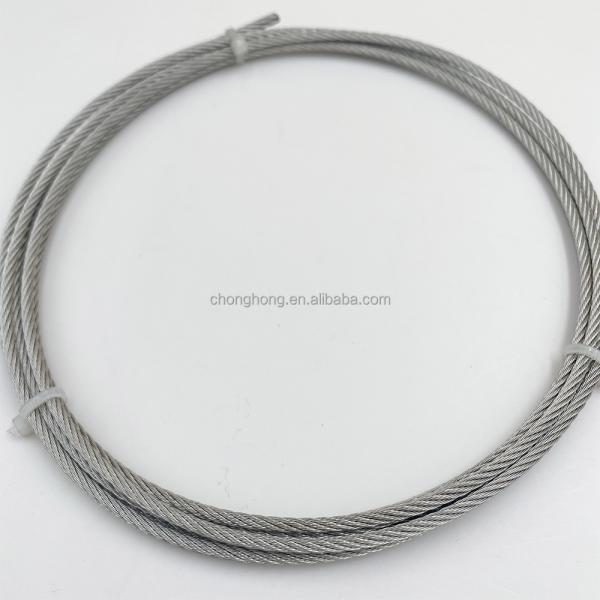 Inox Cable AISI316 AISI304 Stainless Steel Wire Rope with Other Processing Service 7x7 Steel Cable Rope