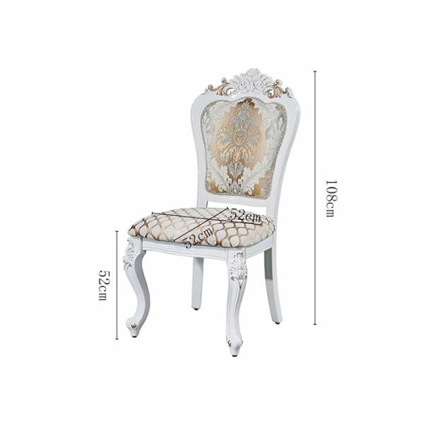 Elegant Restaurant European Style Chairs , Luxury Dining Room Chairs