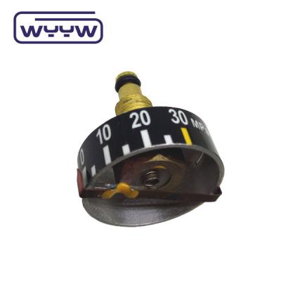 30mm 1/8 Bsp Mini Pressure Gauge 4500 Psi Chrome Plated Brass Material