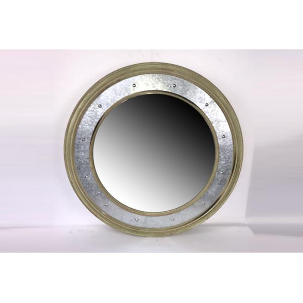 Black Anti Corrosion Decorative Wood Framed Mirrors