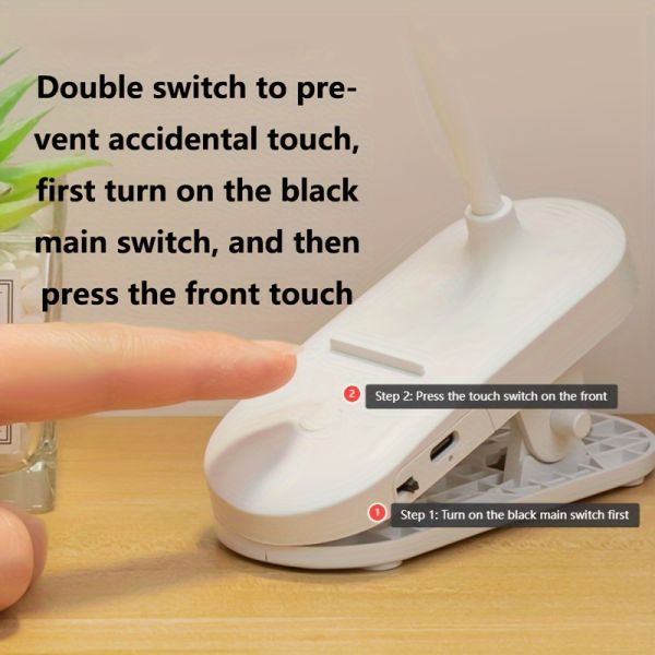 LED Plug Small Portable Light USB Intelligent 800mA Table Lamp Anti-glare Flexible Hose Learning Light for Bedroom