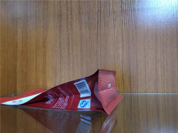 Flexible Flat Bottom Gusset Bags Good Stability Strong Sealing Strength