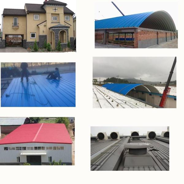 0.4mm PE Coated Metals Roofing Tile / Metal Roof Tile Sheet Building Material
