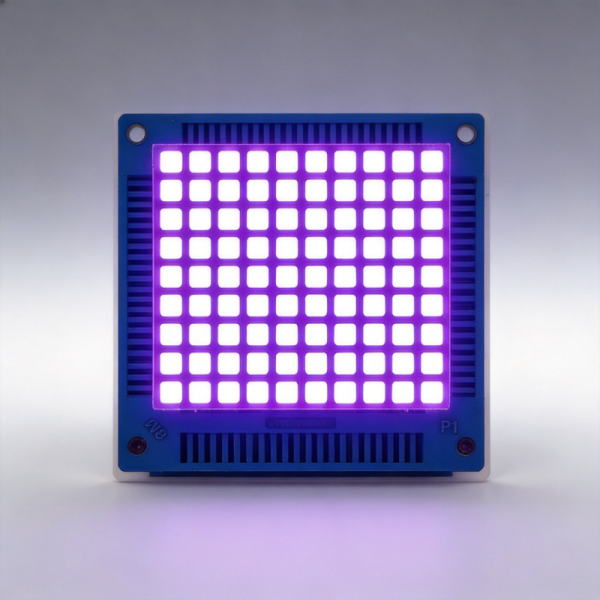 High-Visibility Purple 8×8 Dot Matrix LED Display for Elevator Indicators