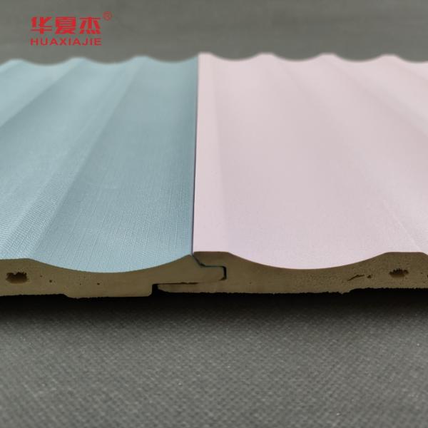 Hollow U-shaped Panels WPC Wall Panel Decoration Blue Board