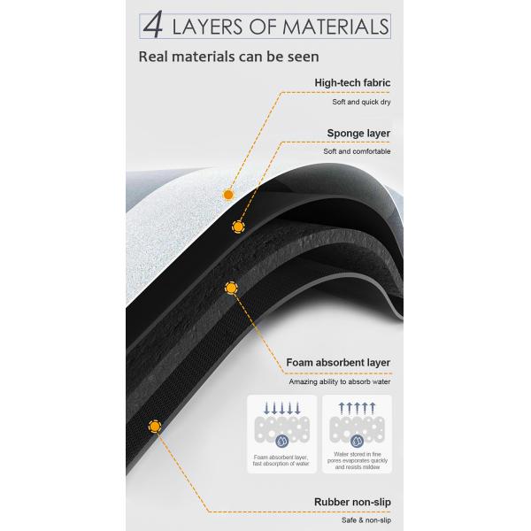 Классический стиль дизайна Супер поглощающий ковер для ванны многофункциональный ковер для ванной комнаты без скольжения