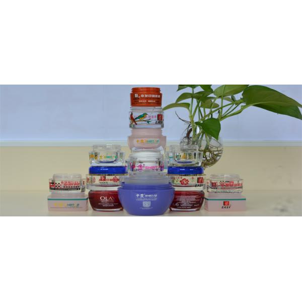 Cream Cone Glass Jars Automatic Screen Printing Machine
