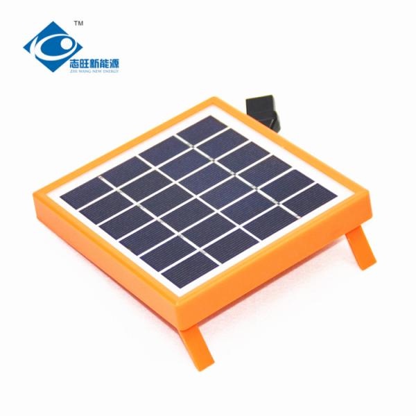 2W 6V high efficiency Glass Laminated solar panel ZW-2W-6V transparent glass solar panel