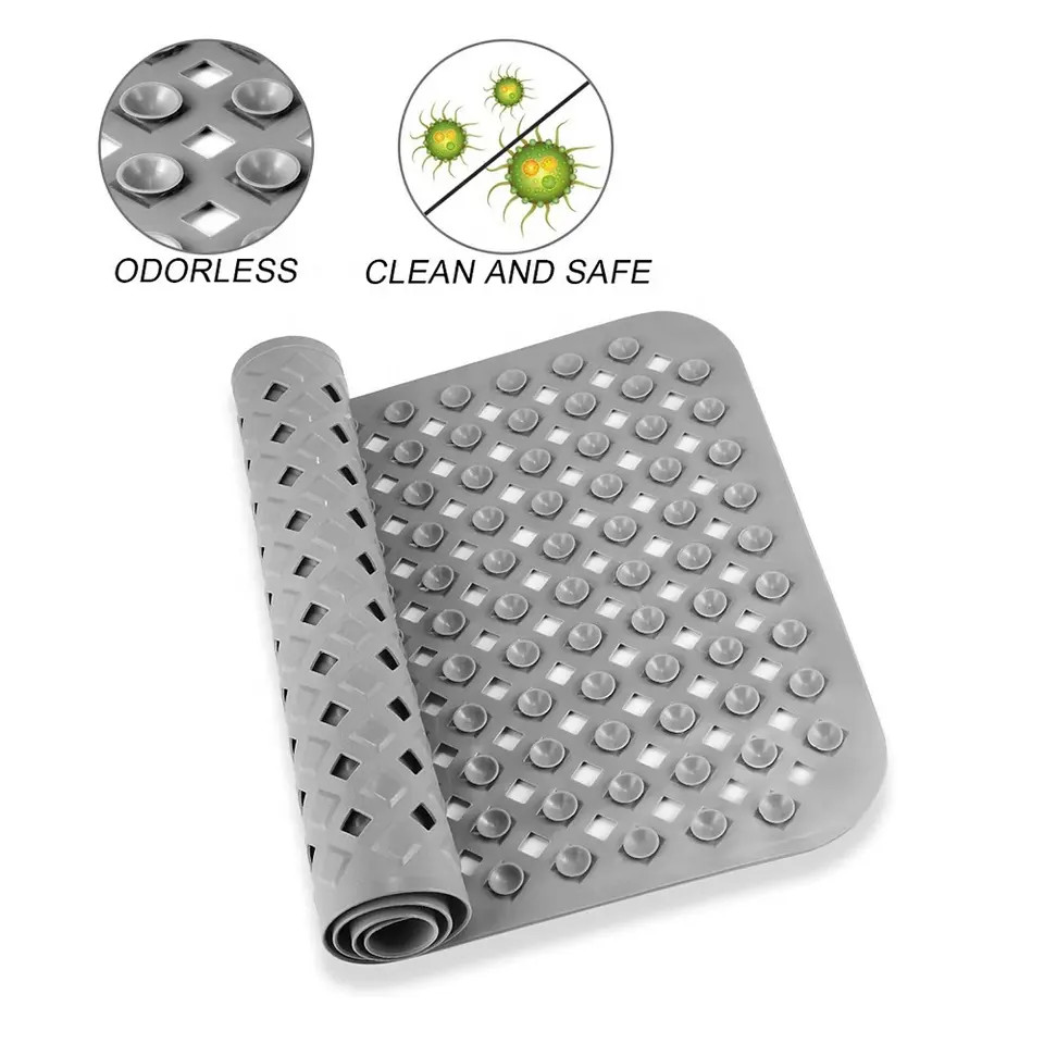 Крепкий Washable силикон не смещает циновка ванны для формы Bathroom прямоугольной