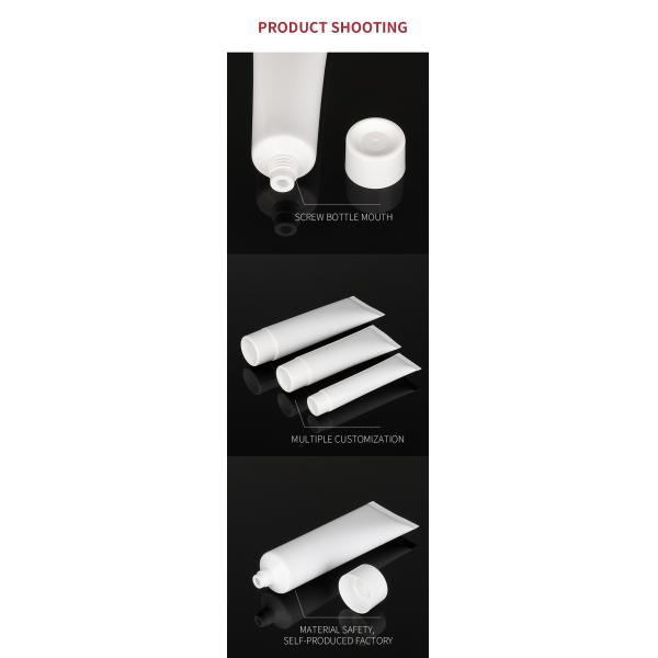 50ml 100ml 200ml PET Empty Frosted Plastic Squeeze Cosmetic Hand Cream Lotion Cleanser Test Packaging Tubes