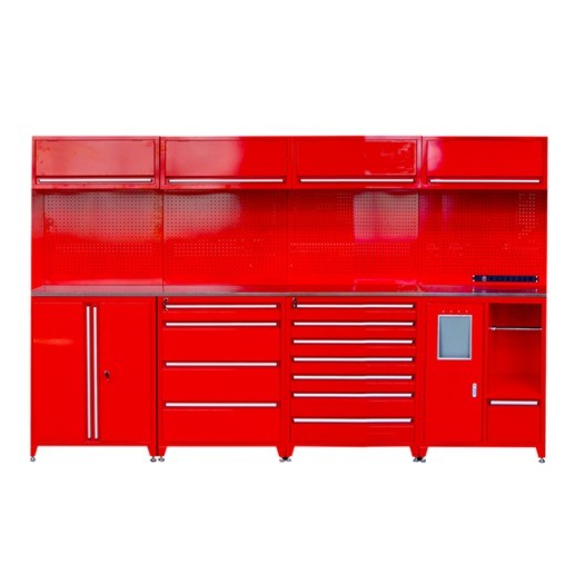 Customized Mobile Garage Work Table with Multifunctional Workshop Storage and KEY Lock