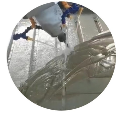 Máquina de tallado en piedra 3D con cabeza oscilante 4 Ejes