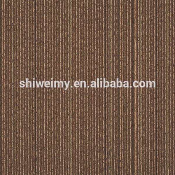 Wholesales striped commercial office carpet tiles