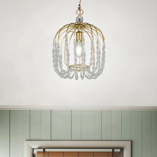 Anti Corrosion K9 Led Crystal Pendant Light Metal Clear AC85 - 265V