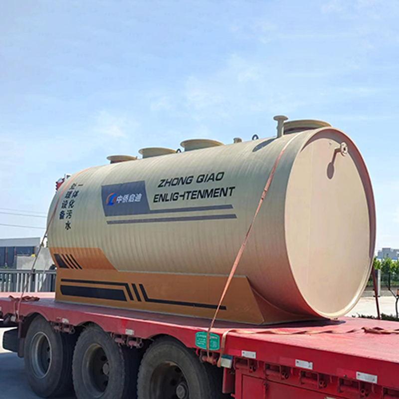 PP Sewage Treatment Equipment with 100 M3/day Capacity Meets National Discharge Standards and Modular Design