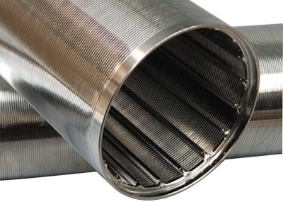 ISO9002 Velp Wedge Wire Cylinder Vee Wire Filter Screen 6M Length