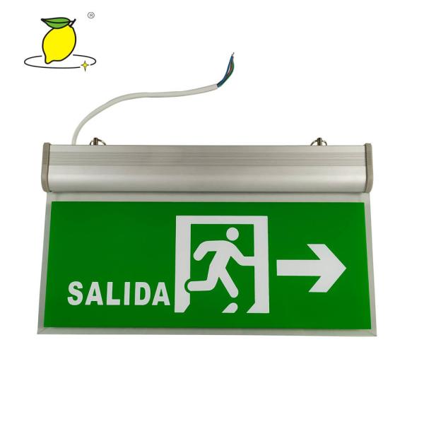 Professional LED Emergency Exit Sign For Factory Warehouse / Bar