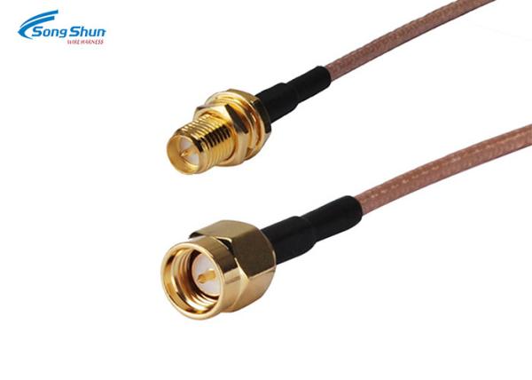 Antenna RF Coaxial Cable Assembly 50ohm SMA Female Male RG316 6 Length