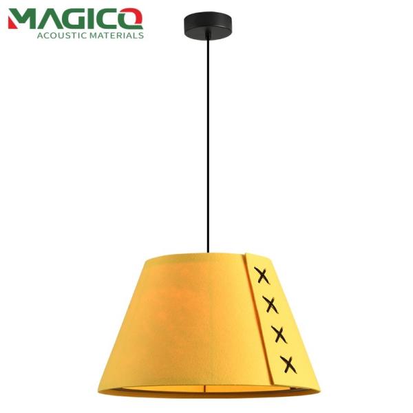 Handmade Indoor Brown Polyester Fiber Lampshade Design Lighting Master Bedroom Pendant Light Shade