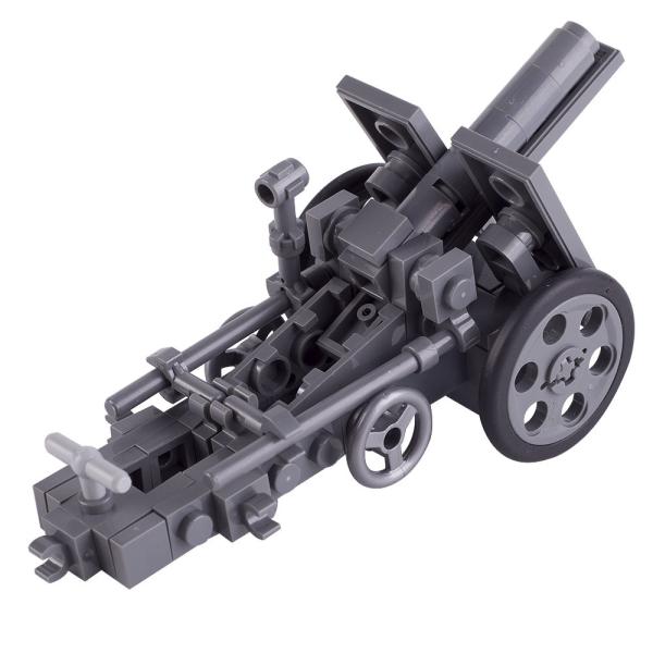 Children gifts WW2 military soldier figures weapon artillery SIG 33 heavy infantry gun building blocks toys
