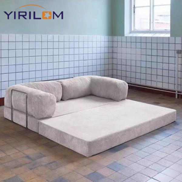 Couchette en forme spéciale de compression Salle de séjour simple Couchette en velours d'agneau