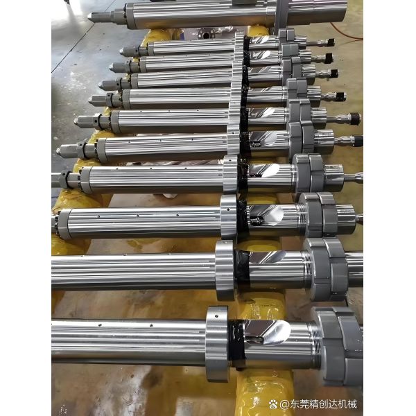 Bimetallic Screw Barrel for 30% Glass Filled Nylon PA Plastic Injection Molding, Ultra Wear Resistant