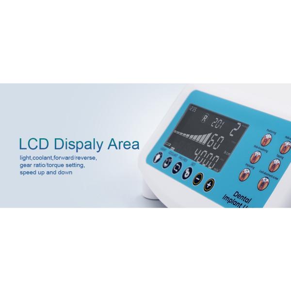 Metal Dental Implant Machine With Fiber Optic Plus Led Contra Angle Handpiece