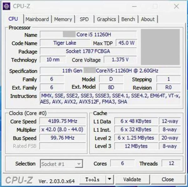 Gaming PC Desktops Motherboard With Onboard CPU Kit I5 11260H