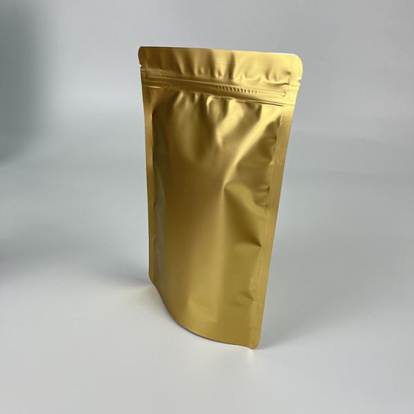 Food Grade Resealable k Bags Plastic Matte Stand Up Aluminum Foil Tea Packaging