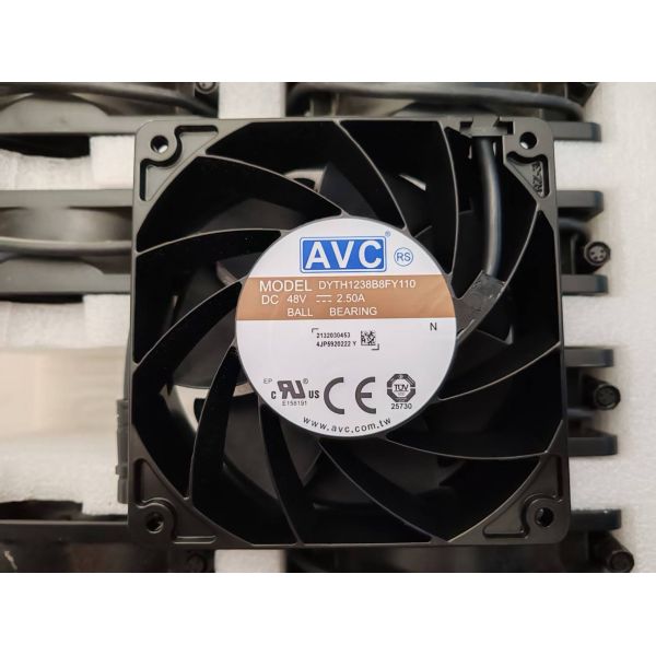 4-wire PWM Speed Control IP68 Waterproof High Air Volume Avc 48 Volt Fan Industrial AVC Cooling Fan Industrial Axial 48v Dc Fan