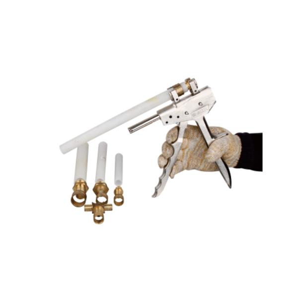 Silver Compact Manual Pipe Press Tool Sliding Tool DL-1225 1kg