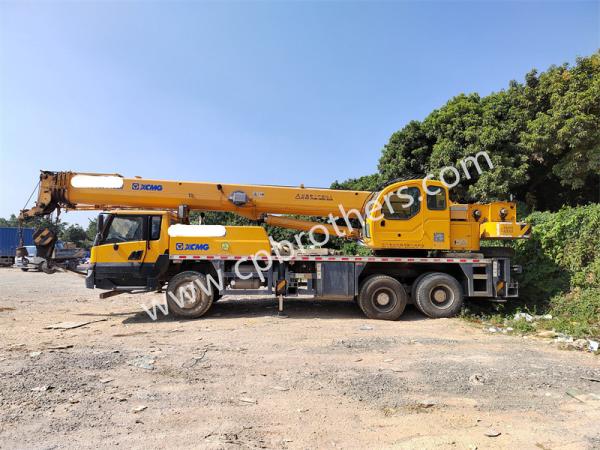 Orange 2018 Xg Cran de camion d'occasion de 25 tonnes Service après-vente Livraison du matériel de levage