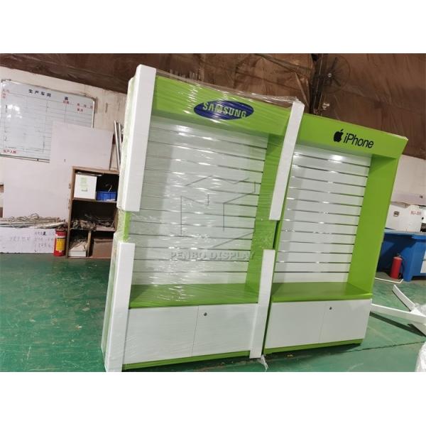 Slat Wall Display Phone Store Furniture Cabinet 5mm Thick MDF