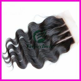 Lace top closure 4''x4'' ,brazilian virgin hair natural color body wave 10''-24''length