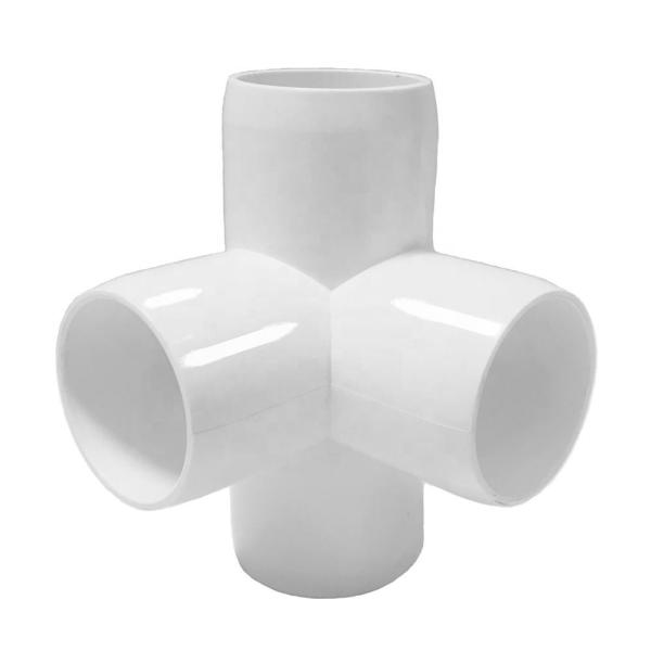 ASTM Standard 3/4 Inch 3 Way Corner Connector Joint Elbow PVC Pipe Fittings for Plumbing
