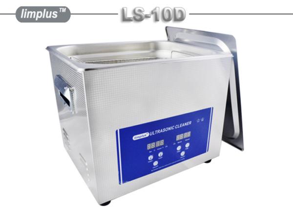 Banho da limpeza ultrassônica da arma de 10 litros/capacidade líquido de limpeza sônico home da joia grande