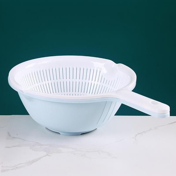 Wear Resistant Vegetables Washing Basket Convenient Drainage