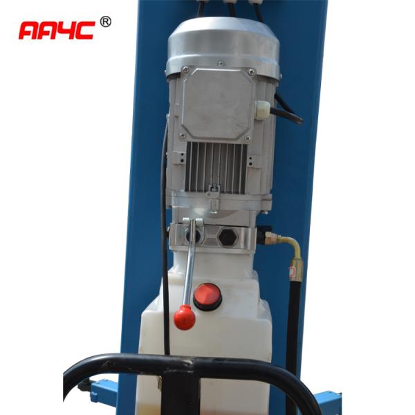 AA4C Hydraulic mobile movable single post car lift auto hoist vehicle ramp AASP-YY2.5E