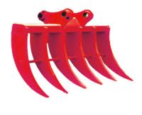 Construction de routes de Ton Excavator Brush Rake For de la sylviculture 13