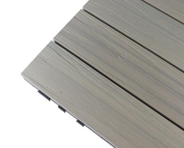 WPC Decking Boards 71x11mm Waterproof Termite-Resistant Flooring